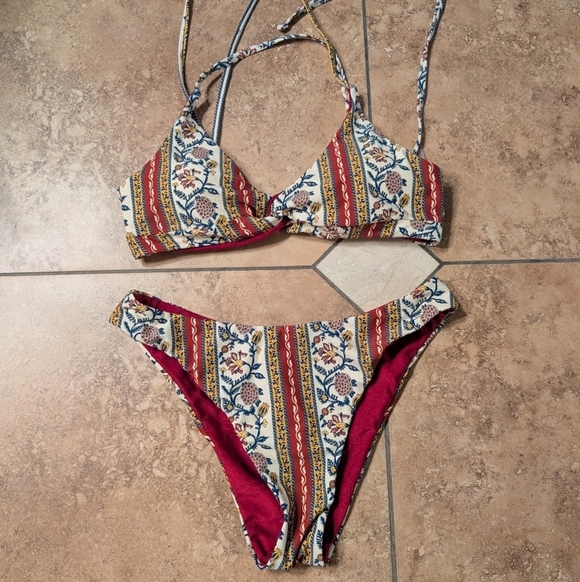 Other - Berlook / New With Tags / Medium / Bohemian Style. Reversible burgundy inside.